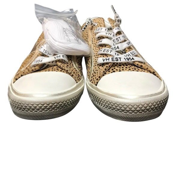 Vintage Havana alive Leopard Star Sneakers Gold Metallic Accent size 11 - Picture 10 of 14